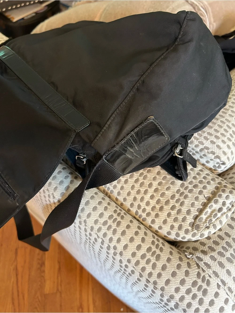Prada vintage crossbody Nylon Messenger Bag. Well Used. Best offer. M